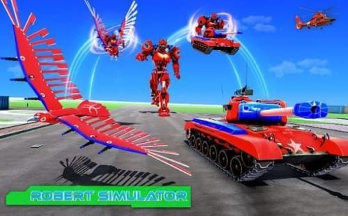 鹰机器人飞行模拟(Eagle Robot Flying sim)0